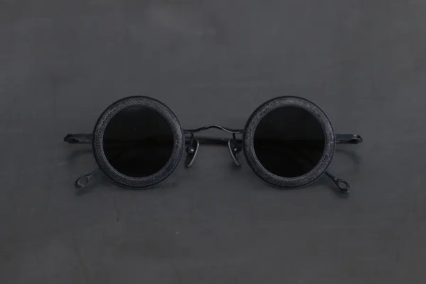 Rigards retro black frame dark gray glasses RG1009TI